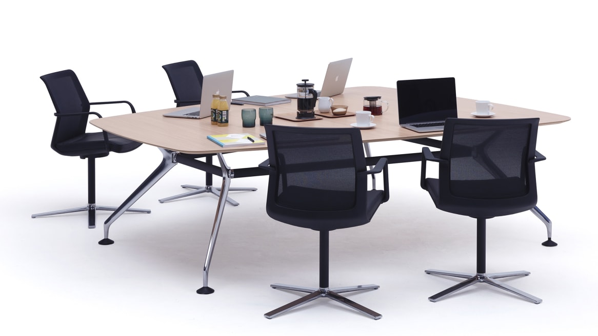 Lano orangebox Meeting + Classroom Tables On White