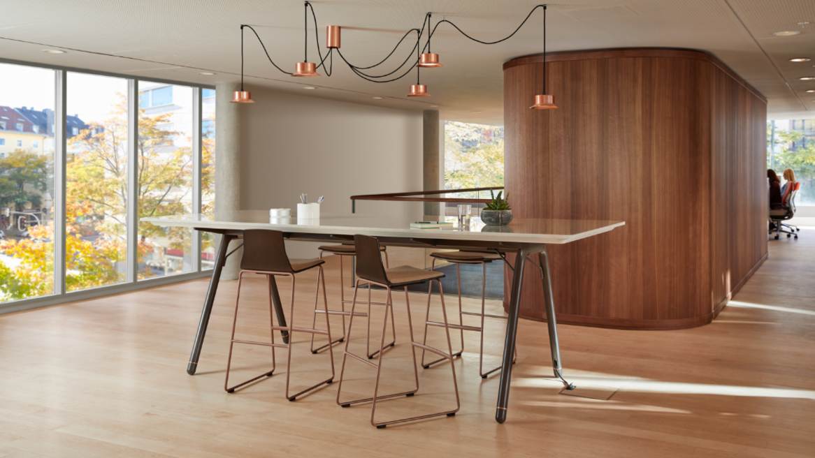Potrero415 Work-Height Square Conference Table, 48