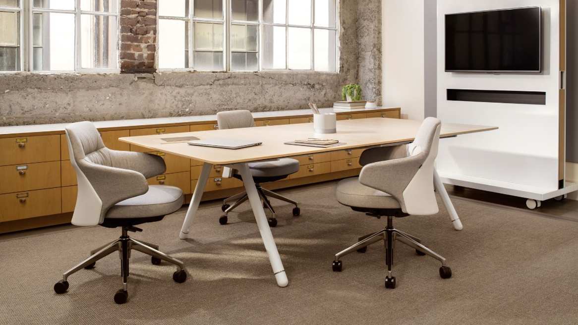 Potrero415 Work-Height Square Conference Table, 48